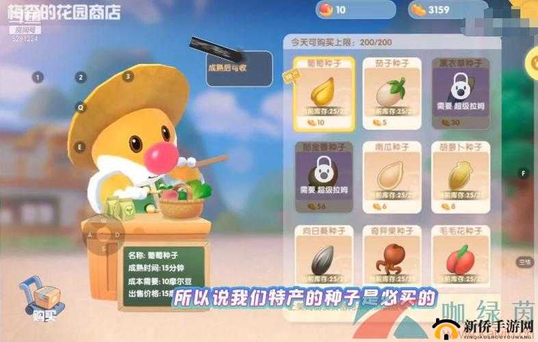 摩尔庄园手游秘籍：轻松获取含羞草全攻略