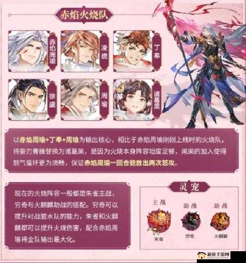 三国志幻想大陆：火系阵容宠物搭配攻略