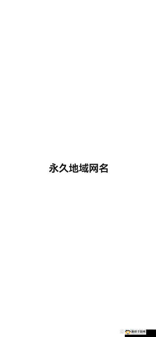 四库永久地域网名 2024：探索未知领域