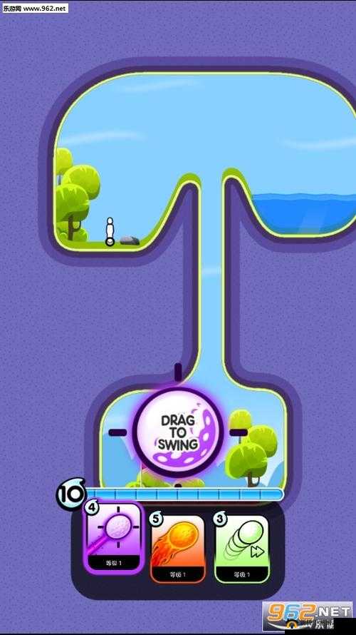 闪电高尔夫大战：场景攻略，精准击球的艺术