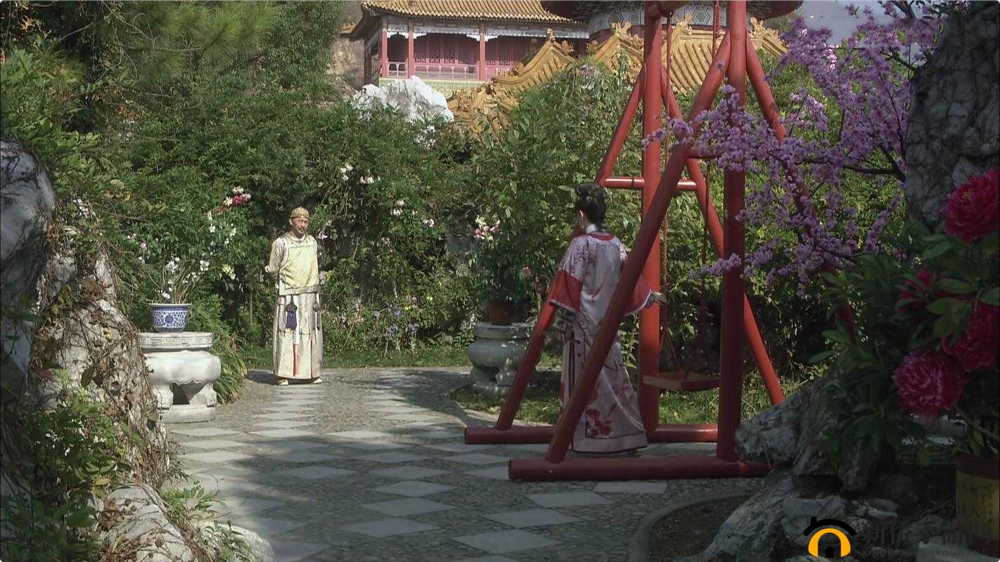 皇上贵妃于御花园的浪漫邂逅