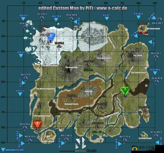 方舟生存进化洞穴坐标及分布位置