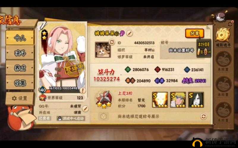 火影忍者手游精英副本：战力与忍者的完美搭配