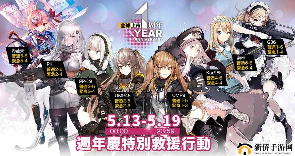 少女前线盛大更新：周年庆全新救援行动启动，签到福利火热来袭