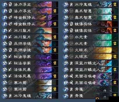 全白节奏法构筑平民低保卡组攻略之冰封王座最强阵容