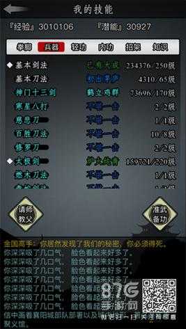 武当秘籍大揭秘：放置江湖武当技能搭配攻略