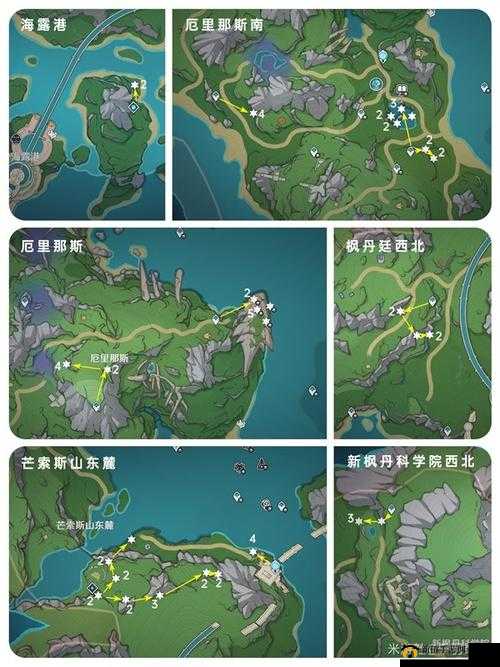 原神寻找采样点任务详细攻略 数据采样中期采样点位置全展示