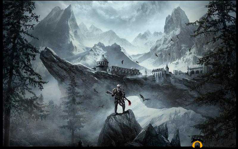 探索上古卷轴 5：天际北塔要塞，揭开神秘之地的面纱
