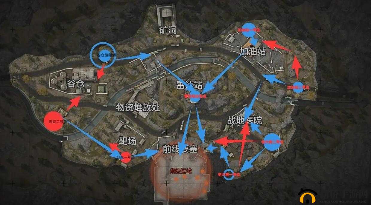 暗区突围：军械库地图攻略之入场策略与资源分布览