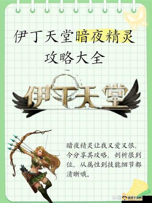 伊丁天堂暗夜精灵攻略大全：全方面解析