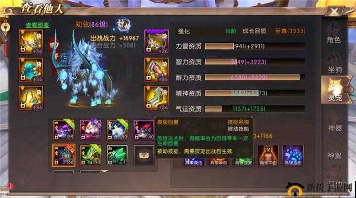 轩辕传奇手游药师职业高效战斗宠物选择与搭配推荐