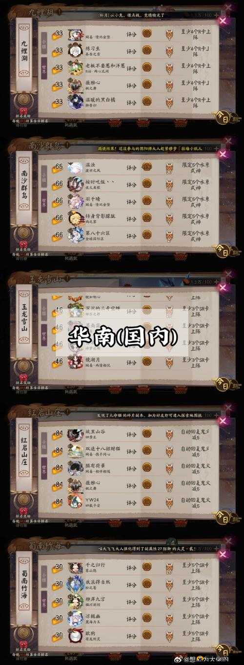 阴阳师游戏新体验，集结之境开启，地域鬼王玩法全面详细介绍
