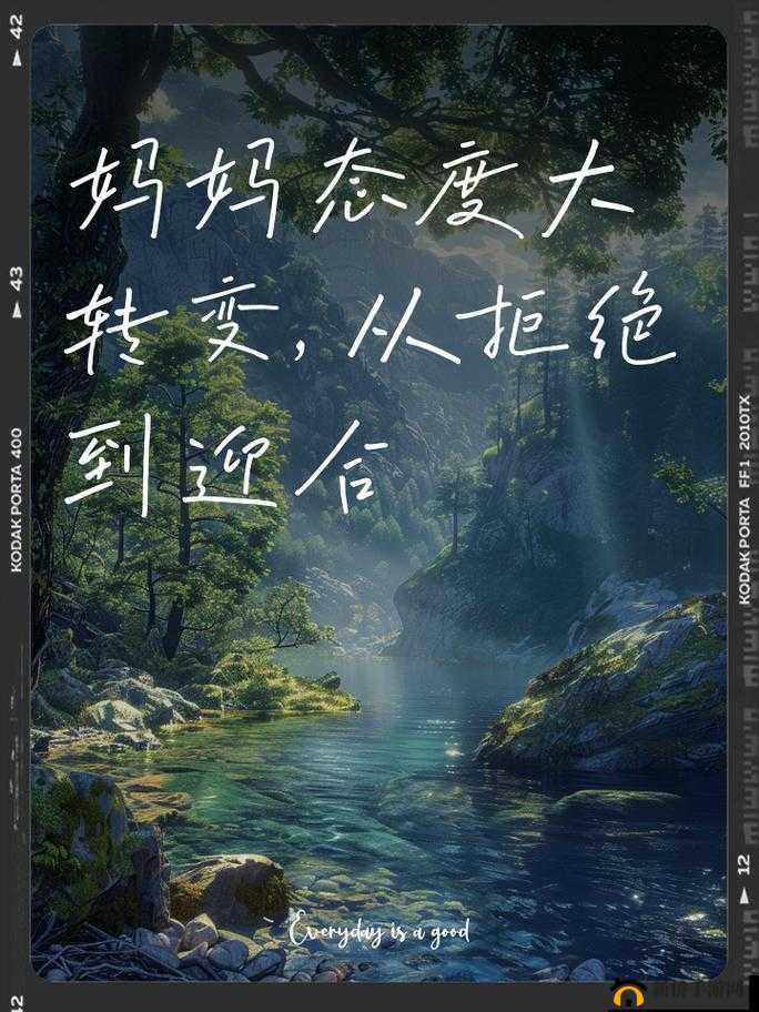 妈妈先是拒绝后是迎合的句子说说：妈妈态度的转变历程