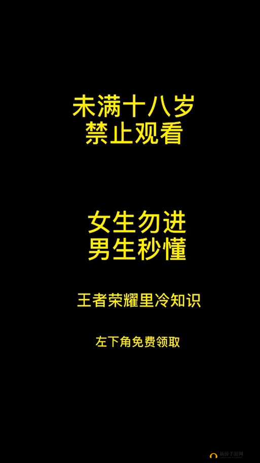 十八成年禁用网站入口：未满十八周岁勿入