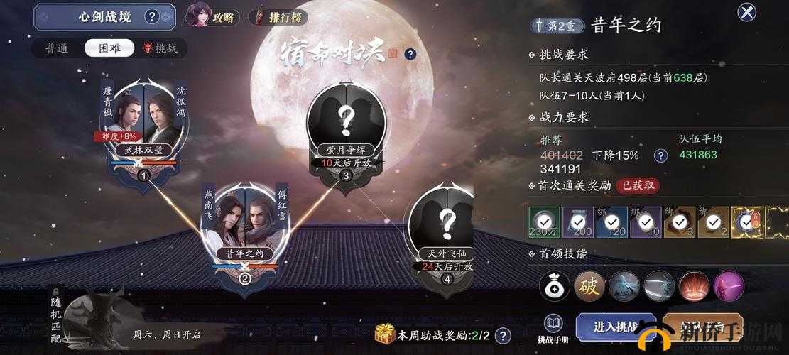 天涯明月刀手游困难会宗师傅红雪打法全面分享，掌握技巧，成功击败傅红雪