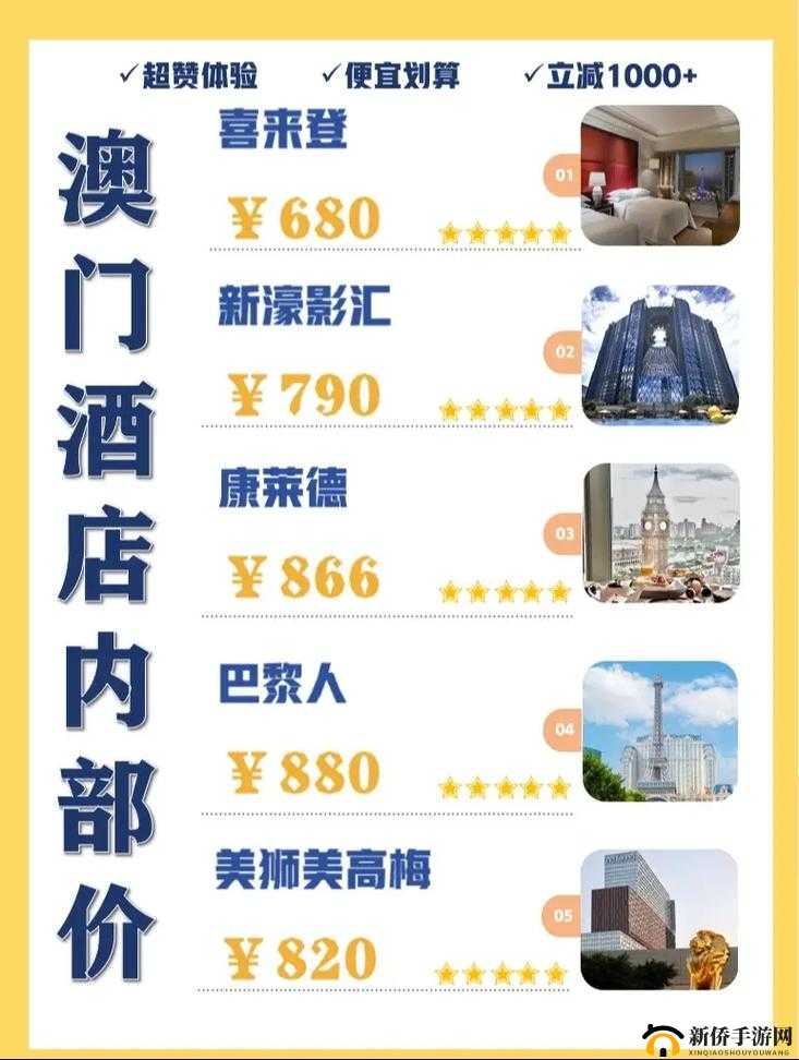 澳门最值得入住的酒店有哪些？快来看看这份权威推荐清单