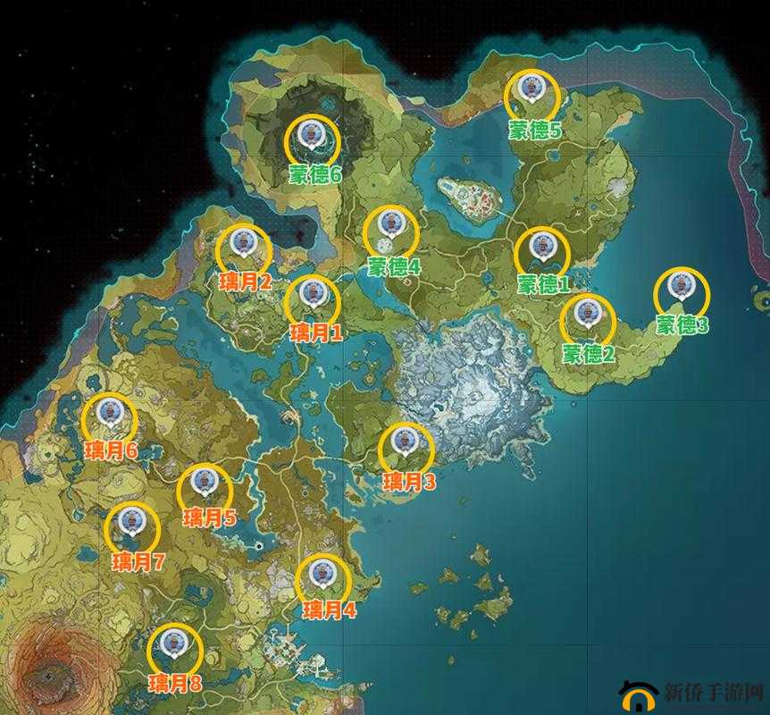 原神大伟哥丘丘人全图掉落位置揭秘，你找到它们的踪迹了吗？